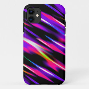 Slict Neon Striped Animal Print Multicolored Hot iPhone 11 Hoesje
