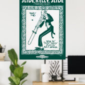 SLIDE, KELLY, SLIDE ... TROMBONE BLUES 1920 POSTER (Thuiskantoor)