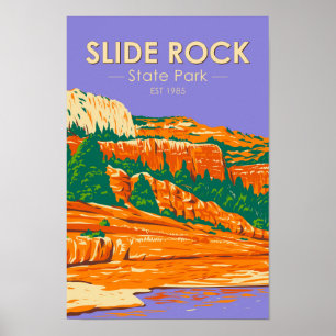 Slide Rock State Park Arizona  Poster