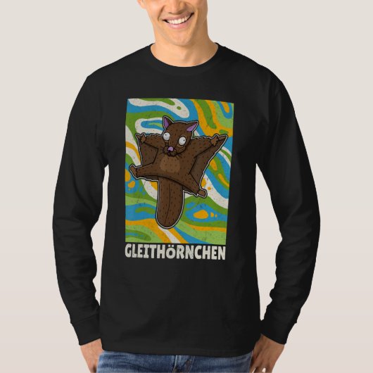 Slide squirrel Pteromyini cute pet T-shirt (Voorkant)