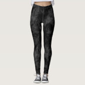 Slight Black Grunge Pencil Blotches Leggings (Voorkant)