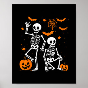 Slightly Subtle Weerstaat Skelet Trump Halloween K Poster