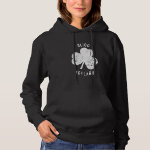 Sligo Ierland Vintage Shamrock Vervallen Uiterlijk Hoodie