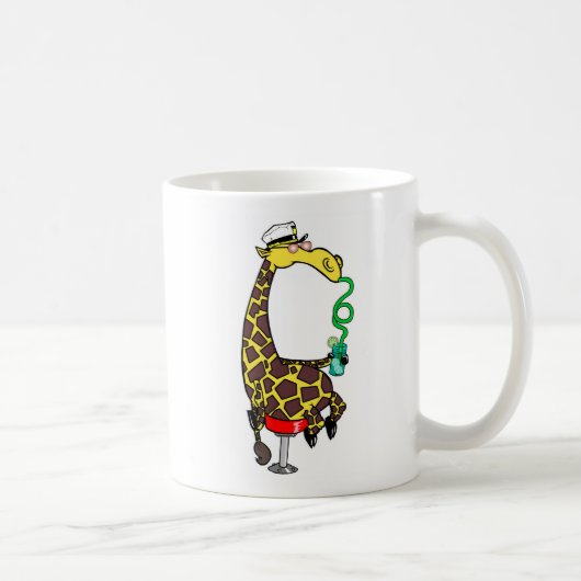 Slijmende Giraffe Koffiemok (Rechts)