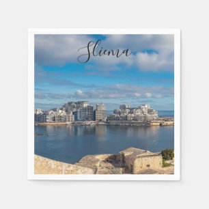 Slijmhaven en wolkenkrabbers op Malta Servet