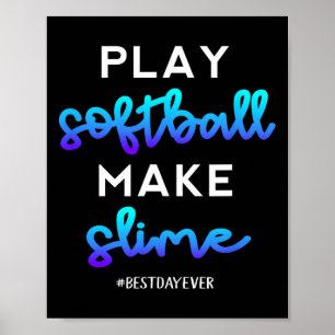 Slijmshirts voor meisjes Zachte shirts Zachte cade Poster