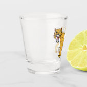 Slijmtandtijgerillustratie Shot Glas (Links)