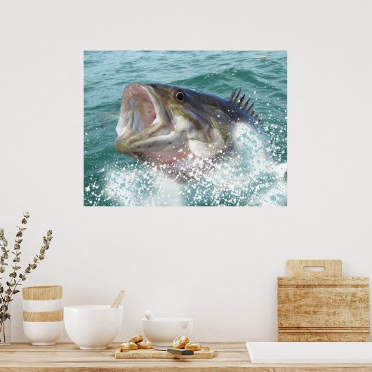 Slijpbaars Poster (Keuken)