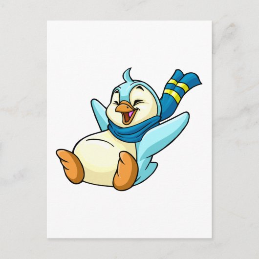 Slijpblauw Briefkaart (Voorkant)