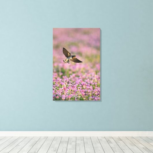 Slik & Chinese melkwikke Canvas Afdruk (Insitu (Houten vloer))