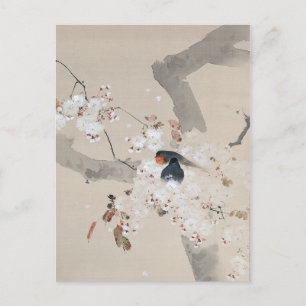 Slik door in de Cherry Blossom, Watanabe Seitei Briefkaart