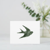 Slik door (Letterpress-stijl) Briefkaart (Staand voorkant)