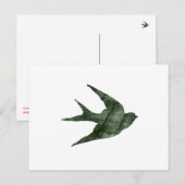 Slik door (Letterpress-stijl) Briefkaart (Voorkant / Achterkant)