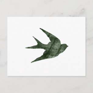 Slik door (Letterpress-stijl) Briefkaart