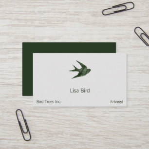 Slik door (Letterpress-stijl) Visitekaartje