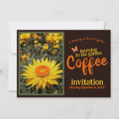 Slik een glimlach & vier het samen koffieochtend i kaart (Voorkant)