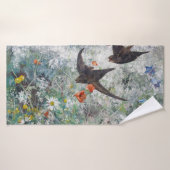 Slik en bloemveld Bruno Liljefors Badhanddoek (Badhanddoek)