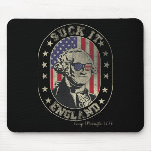 Slik het Engeland George Washington 1776 VS Funny  Muismat