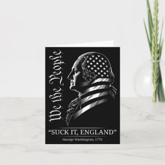 Slik het Engeland Grappige 4 juli George Kaart