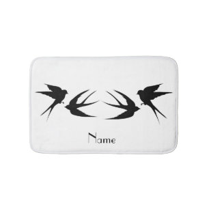 Slik vogels Silhouettes Thunder_Cove Badmat