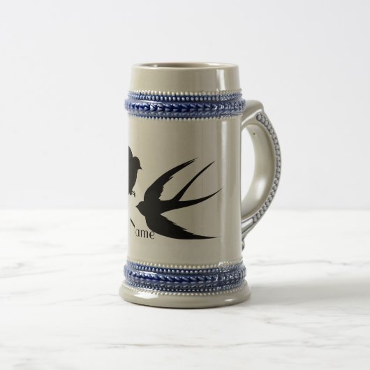 Slik vogels Silhouettes Thunder_Cove Bierpul (Voorkant rechts)