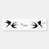 Slik vogels Silhouettes Thunder_Cove Bumpersticker (Voorkant)