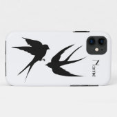 Slik vogels Silhouettes Thunder_Cove Case-Mate iPhone Case (Achterkant (horizontaal))