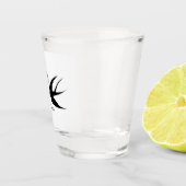 Slik vogels Silhouettes Thunder_Cove Shot Glas (Rechts)