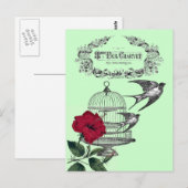 Slikken in de vliegencollage briefkaart (Voorkant / Achterkant)