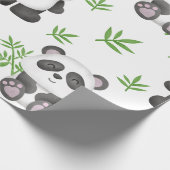 SLIM ALS EEN PANDA BEER BAMBOO CHINA CADEAUPAPIER (Hoek)