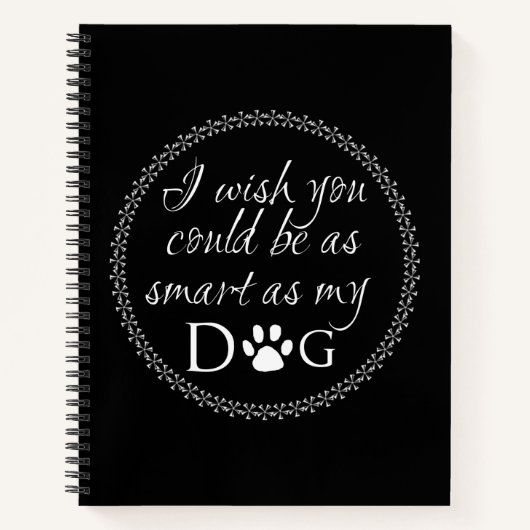 Slim als mijn hond-Notitieboek Notitieboek (Voorkant)