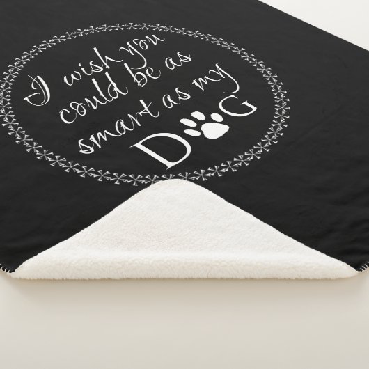 Slim als mijn hond Sherpa Blanket Deken (3/4)