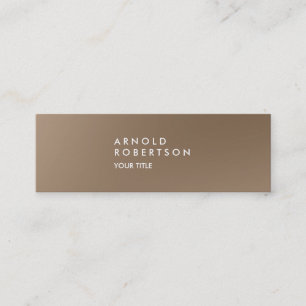 Slim Browny Trendy Professional Visitekaartje
