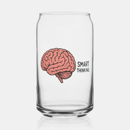 Slim denken: de kracht van het brein blikvorm glas