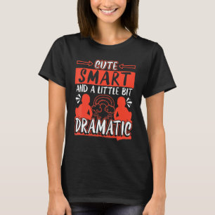 Slim en een beetje dramatisch t-shirt