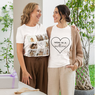 Slim Fit T-shirt voor dames "Mama in een miljoen