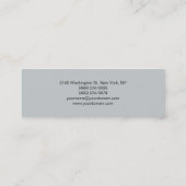 Slim Folio Light Grey Two Sided Visitekaartje (Achterkant)