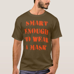 Slim genoeg om een masker te Draag T-shirt