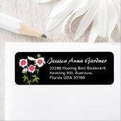 Slim graphique floral poppies réponse étiquettes d (En situation)