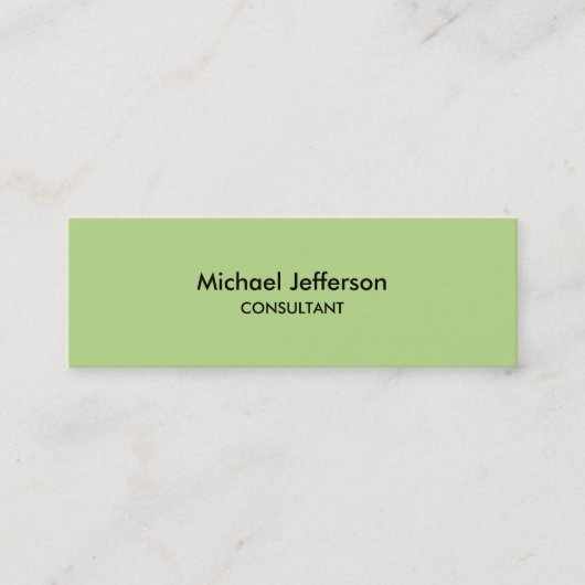 Slim groen professioneel Visitekaartje (Voorkant)