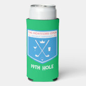 Slim kan koozie (Seltzer Achterkant)