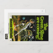 Slim Monsters van Monster Kind Radio Briefkaart (Voorkant / Achterkant)