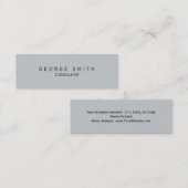 Slim Skinny Simple Plain Consultant Visitekaartje (Voorkant / Achterkant)