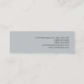 Slim taille maigre Gris maquillage Artiste Carte d (Dos)