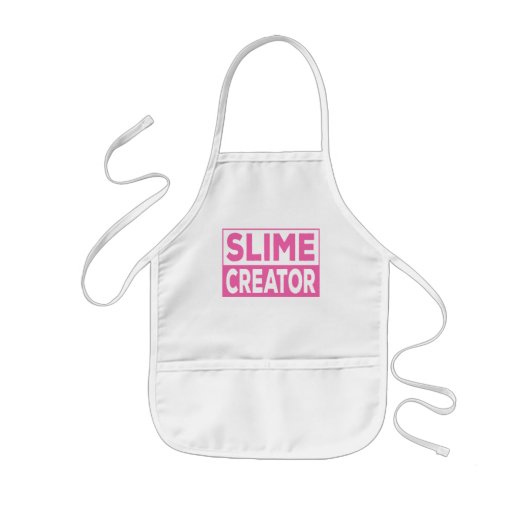 Slime Creator Kinder Apron Kinder Schort (Voorkant)