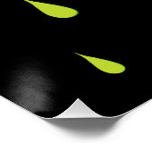 Slime druppelen perfect poster (Hoek)