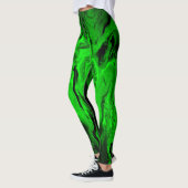 Slime groene Leggings in kleur (Links)
