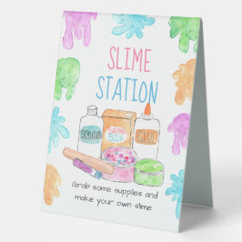 Slime kind verjaardagstabel teken