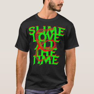 Slime Love All Time SLATT Snake Graphic Hip Ho T-shirt