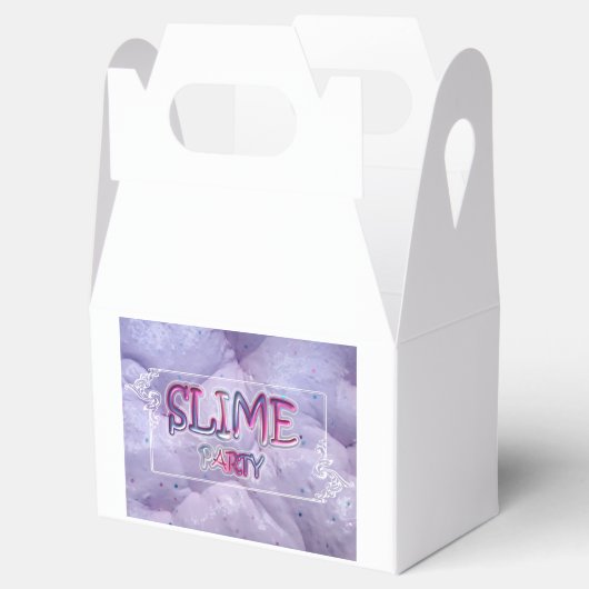 Slime Party Favor Box Bedankdoosjes (Geopend)